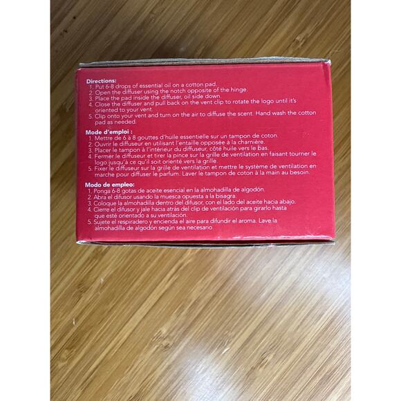 New Young Living Car Vent Diffuser ROSE GOLD +6 Felt Pads - Picture 6 of 6